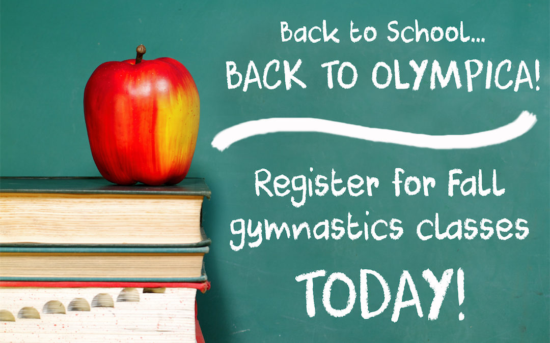 Back to School, Back to Olympica!